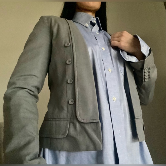 Club Monaco Dusty Blue Womens Jacket
Size: XS - Picture 3 of 9